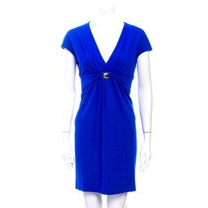SOLD!!!! VERSACE COLLECTION COBALT BLUE DRESS SiZE XL LIKE NEW/EXCELLENT